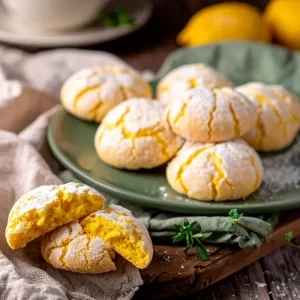 Gluten Free and Artisanal Lemon Cookies